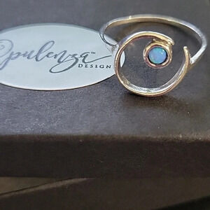 NWT Opulenza Opal Moon Ring